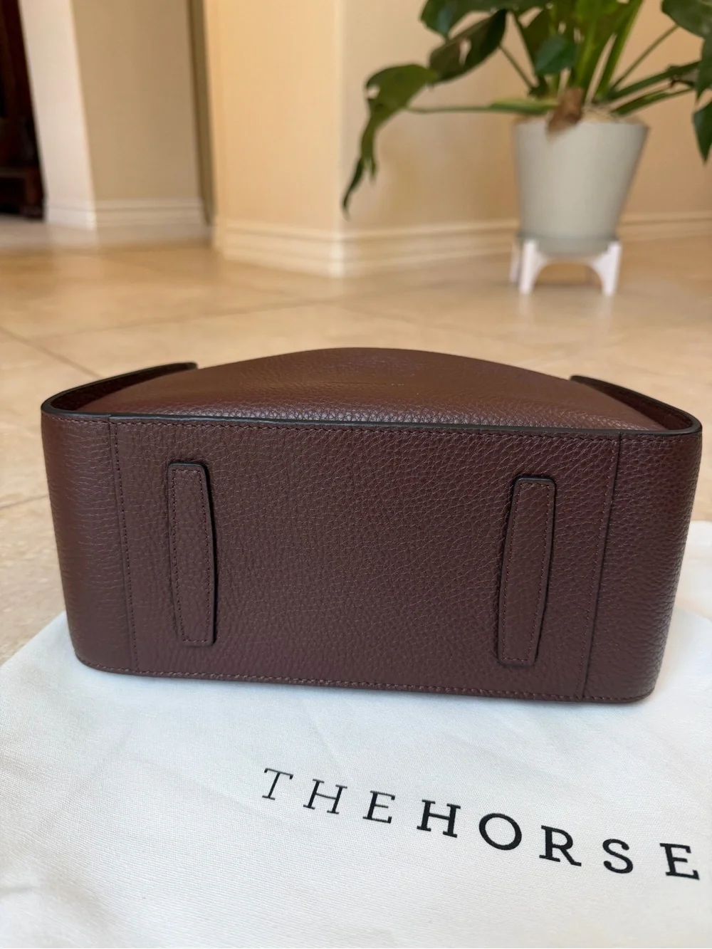 The Horse Clementine Bag Coffee Pebbled Leather - Picture 6 of 12